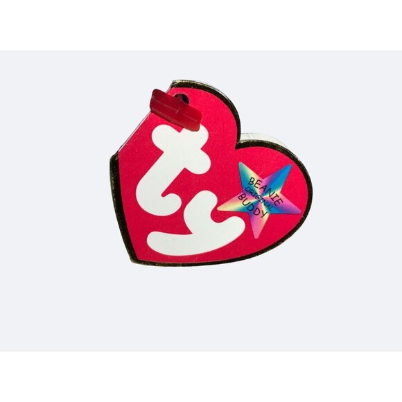 Ty Original 14" Beanie Buddy Baby "Spangle" Red White Blue Stars Retired - Picture 3 of 9